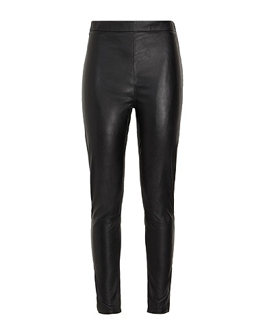 8 by YOOX Casual pants Leggins in nappa stretch
 Black 100% Lambskin