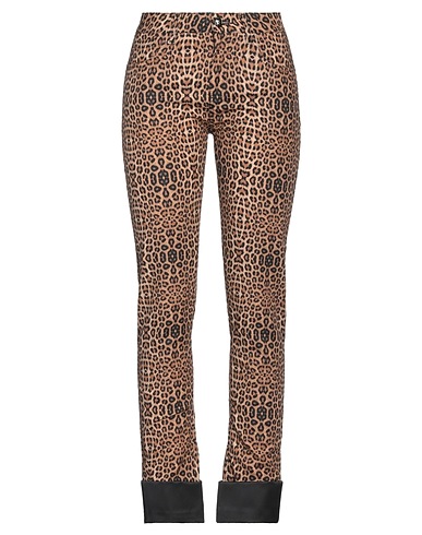 CAVALLI CLASS Casual trouser Khaki 97% Cotton, 3% Elastane, Polyester