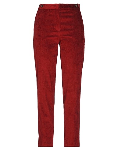 MANUEL RITZ Casual pants Brick 55% Cotton, 43% Viscose, 2% Elastane
