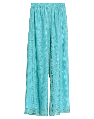 HAVEONE Casual pants Turquoise 100% Polyester