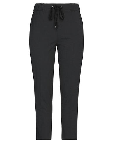 BEATRICE .B Casual trouser Charcoal 64% Polyester, 34% Viscose, 2% Elastane