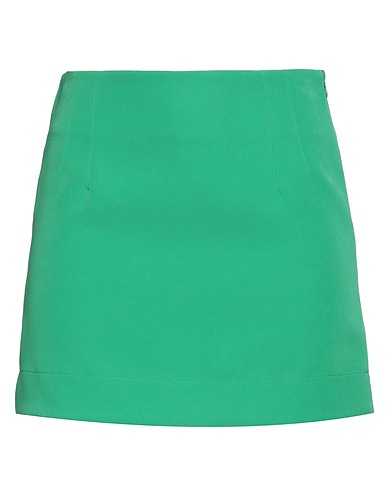 HAVEONE Mini skirt Light green 97% Polyester, 3% Elastane