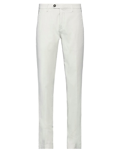MICHAEL COAL Casual trouser Light grey 98% Cotton, 2% Elastane