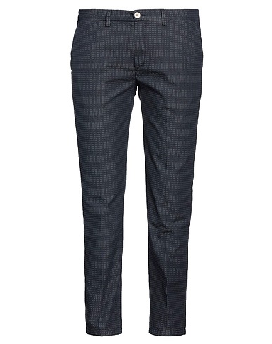 YAN SIMMON Casual trouser Midnight blue 85% Cotton, 14% Polyamide, 1% Elastane