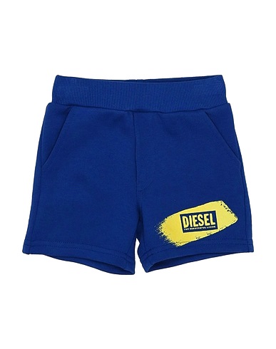 DIESEL Shorts & Bermuda Blue 100% Cotton, Elastane