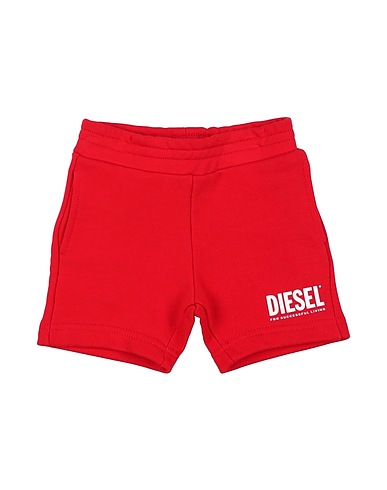 DIESEL Pantalone felpa Rosso 100% Cotone