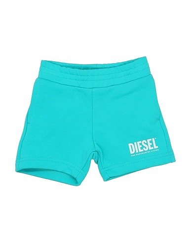 DIESEL Shorts & Bermuda Turquoise 100% Cotton