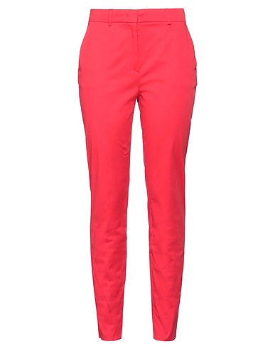 MAX MARA STUDIO Casual trouser Red 95% Cotton, 5% Elastane