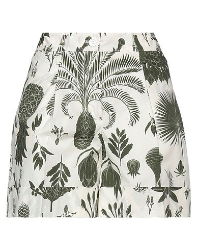 P.A.R.O.S.H. Shorts & Bermuda Ivory 100% Cotton