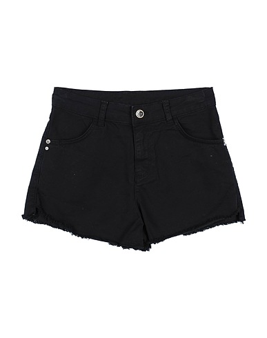 PATRIZIA PEPE Shorts & Bermuda Black 97% Cotton, 3% Elastane