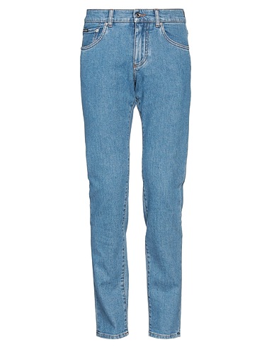 DOLCE&GABBANA Denim pants Blue 98% Cotton, 2% Elastane