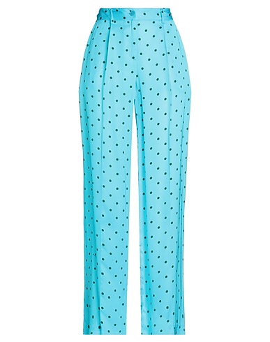 P.A.R.O.S.H. Casual trouser Turquoise 100% Viscose