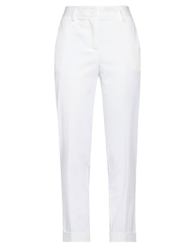 P.A.R.O.S.H. Pantalone Bianco 98% Cotone, 2% Elastan