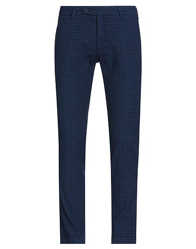 MICHAEL COAL Chinos Blu notte 90% Cotone, 7% Poliestere, 3% Elastan