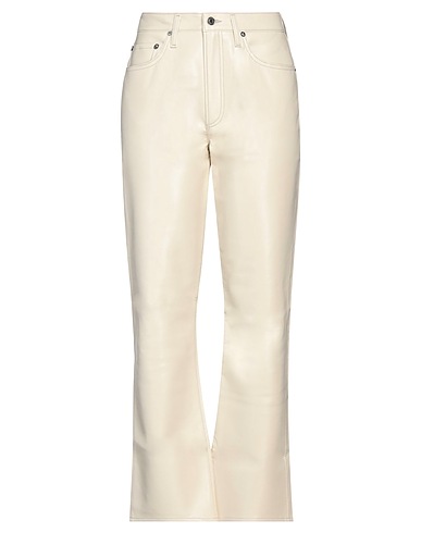 AGOLDE Casual pants Beige 50% Recycled leather, 30% Polyurethane, 10% Viscose, 10% Polyester