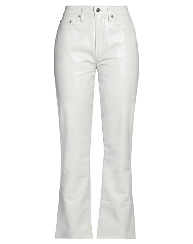 AGOLDE Casual trouser Light grey 50% Recycled leather, 30% Polyurethane, 10% Viscose, 10% Polyester