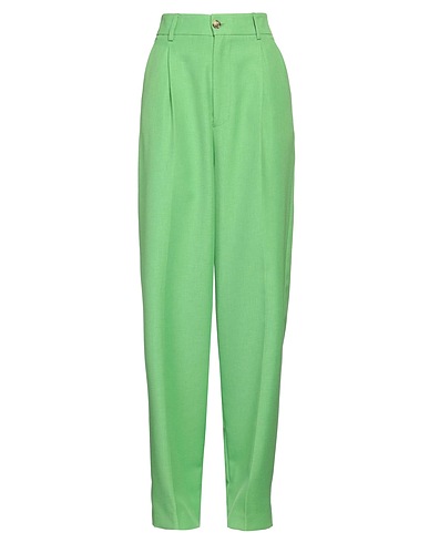 VICOLO Casual pants Green 100% Polyester