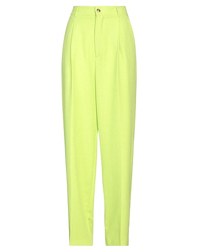 VICOLO Casual pants Light green 100% Polyester