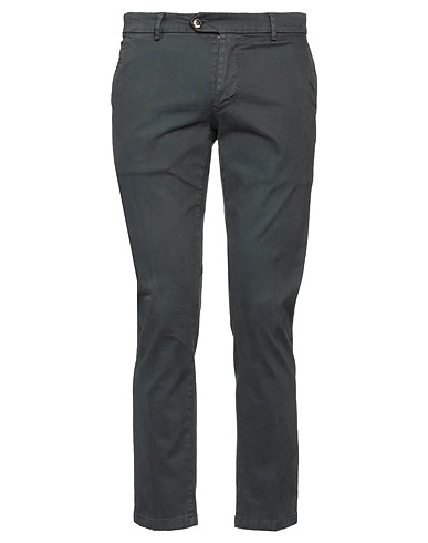 TAKESHY KUROSAWA Casual pants Lead 97% Cotton, 3% Elastane