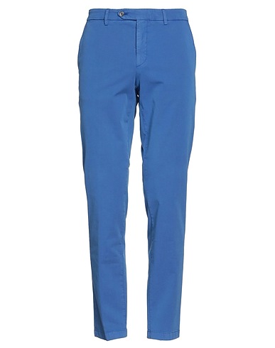 TOMBOLINI Casual pants Azure 97% Cotton, 3% Elastane