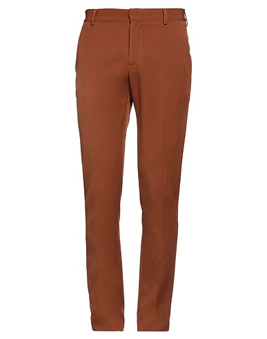 GREY DANIELE ALESSANDRINI Casual pants Tan 92% Polyester, 8% Elastane
