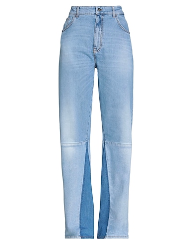 REBEL QUEEN by LIU •JO Denim trousers Blue 99% Cotton, 1% Elastane