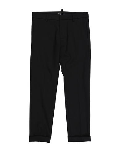 DSQUARED2 Casual trouser Black 95% Virgin Wool, 5% Elastane