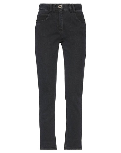 BALMAIN Denim trousers Black 98% Cotton, 2% Elastane