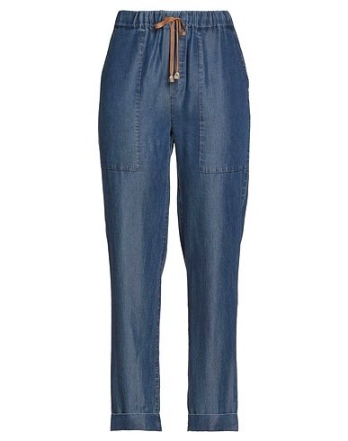 BIANCALANCIA Denim pants Blue 100% Lyocell