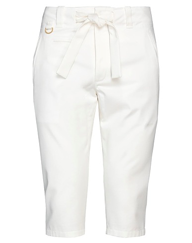 DOLCE&GABBANA Casual pants White 99% Cotton, 1% Elastane
