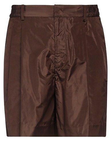 VALENTINO GARAVANI Shorts & Bermuda Chocolate brown 100% Silk