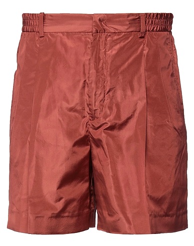 VALENTINO GARAVANI Shorts & Bermuda Rust 100% Silk