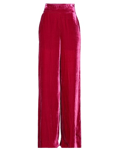 DUNDAS Pantalón Púrpura 82% Viscosa, 18% Seda