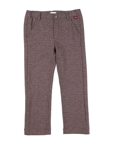 IL GUFO Casual pants Burgundy 100% Cotton