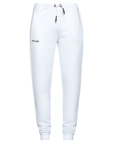 ROBERTO CAVALLI Pantalone Bianco 100% Cotone