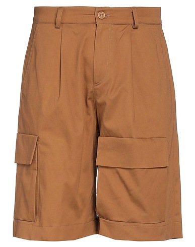 FAMILY FIRST  Milano Shorts & Bermuda Camel 97% Cotton, 3% Elastane