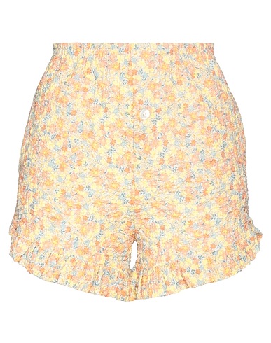 BOHELLE Shorts & Bermuda Yellow 98% Cotton, 2% Elastane