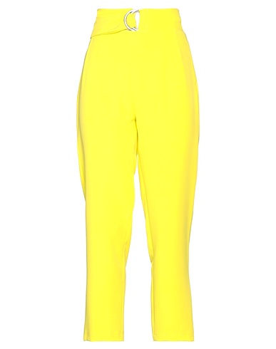 NO-NÀ Casual trouser Yellow 89% Polyester, 11% Elastane