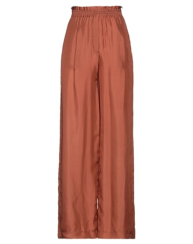 SOLOTRE Casual pants Brown 100% Viscose