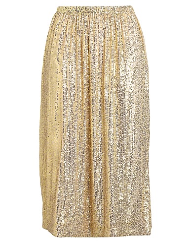 ARKET Midi-Rock Gold 90% Polyester, 10% Elastan