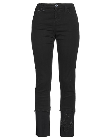 ELISA CAVALETTI by DANIELA DALLAVALLE Casual trouser Black 98% Cotton, 2% Elastane