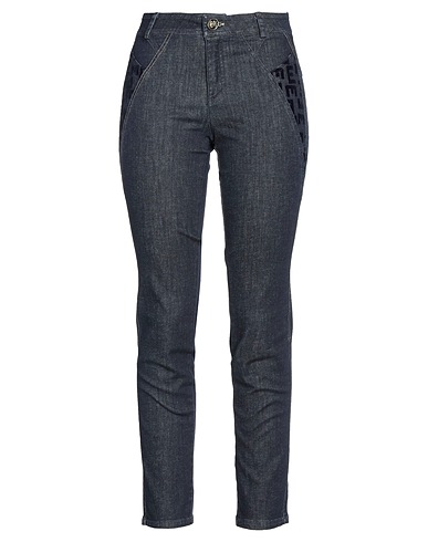 ELISA CAVALETTI by DANIELA DALLAVALLE Denim trousers Blue 98% Cotton, 2% Elastane