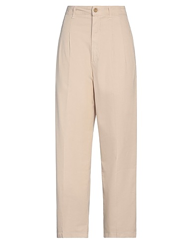 ALYSI Casual trouser Beige 100% Cotton