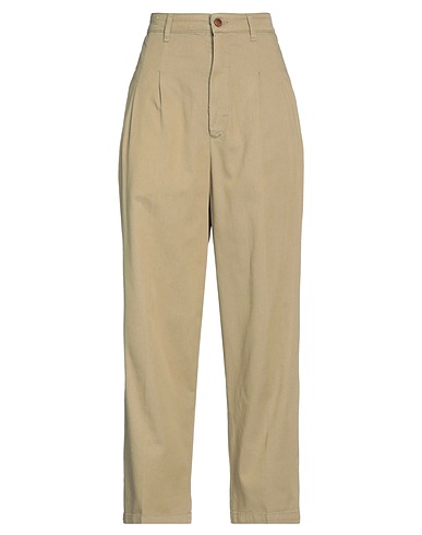 ALYSI Casual trouser Military green 100% Cotton