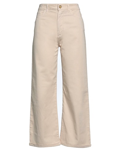 ALYSI Pantalone Panna 100% Cotone