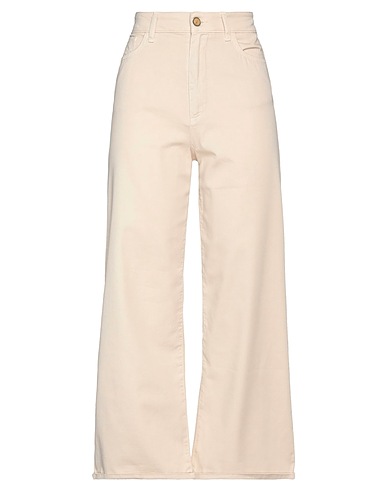 ALYSI Casual trouser Beige 100% Cotton