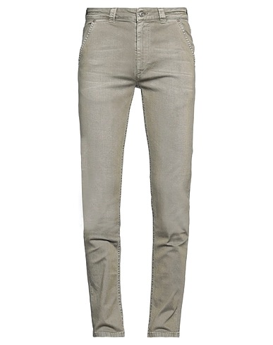 BARMAS Pantaloni jeans Verde militare 98% Cotone, 2% Elastan