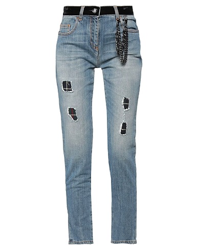 BOUTIQUE MOSCHINO Jeans Blau 98% Baumwolle, 2% Andere Fasern, Acryl, Polyester, Wolle