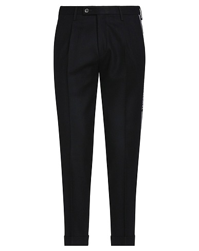 MICHAEL COAL Casual pants Black 100% Virgin Wool