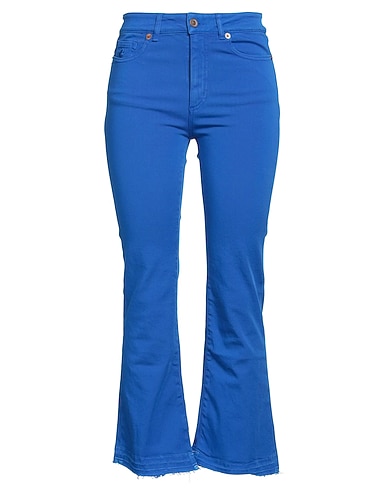AVANTGAR DENIM by EUROPEAN CULTURE Casual pants Bright blue 93% Cotton, 5% Polyester, 2% Elastane